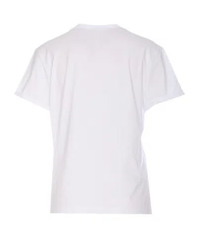 Dondup Crewneck Short Sleeves T-shirt In White