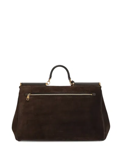 Dolce & Gabbana Sicily Suede Tote Bag