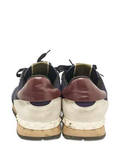 Pre-owned Valentino Garavani Rockrunner Sneakers In Blue