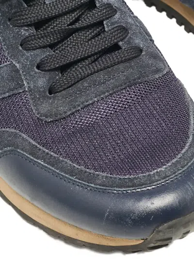 Pre-owned Valentino Garavani Rockrunner Sneakers In Blue