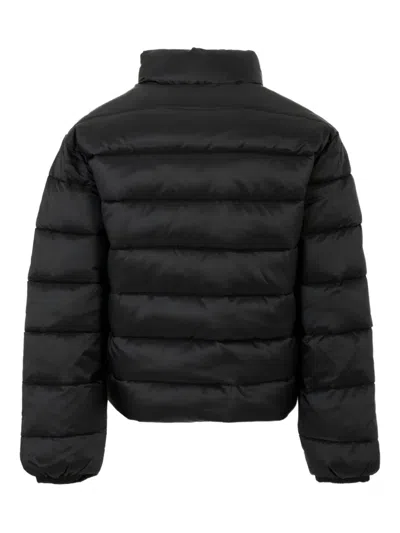 John Richmond Junior Logo-patch Padded Jacket In Black