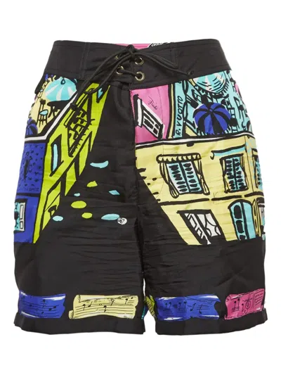 Pre-owned Pucci Printed Silk Shorts