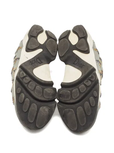Pre-owned Dior Fusion-bee Sneakers In Gray