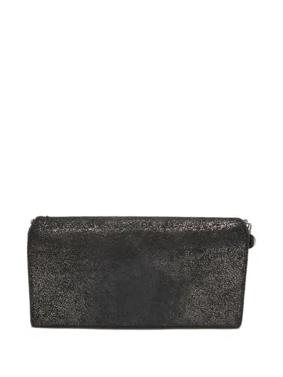 Pre-owned Stella Mccartney Chain Detailed Suede Wallet