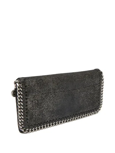 Pre-owned Stella Mccartney Chain Detailed Suede Wallet