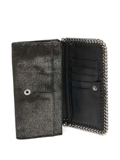Pre-owned Stella Mccartney Chain Detailed Suede Wallet