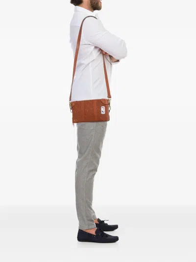 Pre-owned Louis Vuitton X Nba Soft Trunk Wallet Shoulder Bag In Brown