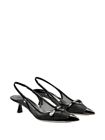Jimmy Choo 45mm Amita Sling-back Pumps
