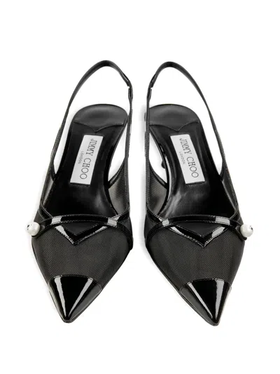 Jimmy Choo 45mm Amita Sling-back Pumps