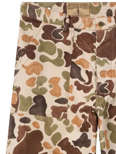 Champion Camouflage Pattern Trousers With Straight Leg In Multi