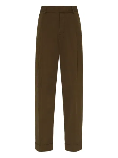 Dsquared2 Straight-leg Trousers In Brown