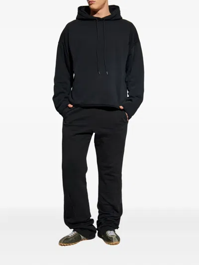 Mm6 Maison Margiela Track Pants With A Stretchy Waistband In Black