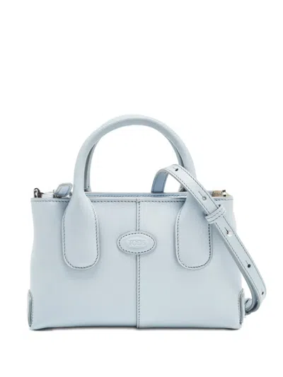 Pre-owned Tod's Vintage Mini Di Tote Bag In Blue