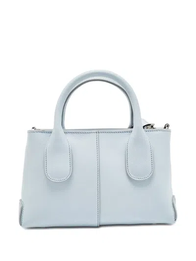 Pre-owned Tod's Vintage Mini Di Tote Bag In Blue