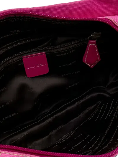 Pre-owned Lancel Leather Top Handle Tote Bag In Pink