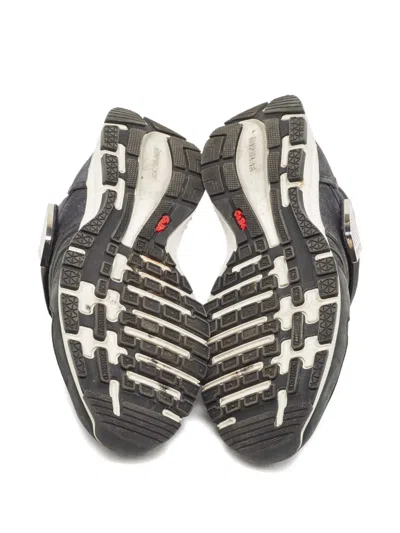 Pre-owned Dsquared2 Strap Denim Sneakers In Black