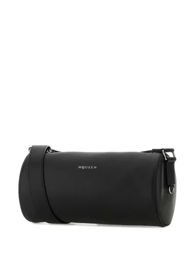 Alexander Mcqueen Small Cylindrical Crossbody Bag With Metal Hardware