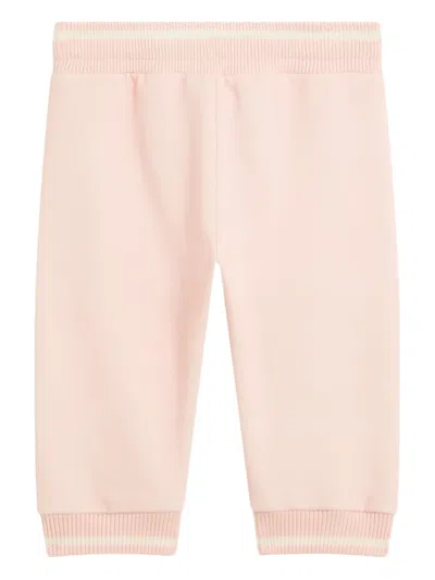Dolce & Gabbana Leopard-print Track Pants In Pink