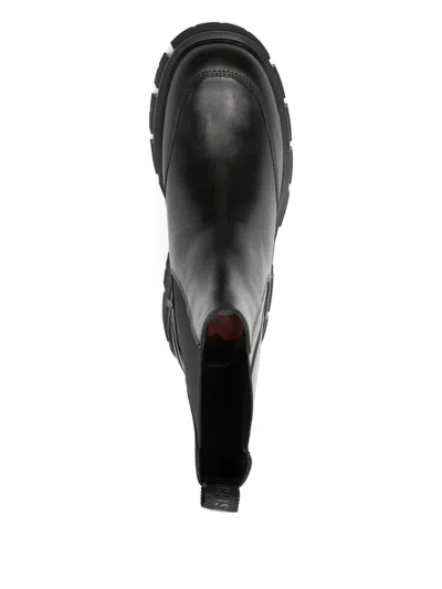 Love Moschino 40mm Leather Chunky Boots