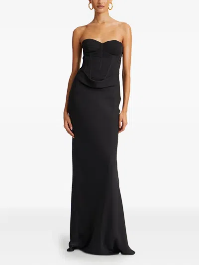 Rotate Birger Christensen Corset Maxi Dress