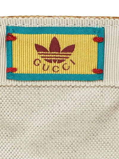 Pre-owned Gucci X Adidas Gg Monogram Baseball Cap In Brown