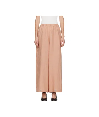 Baserange Pink Ponte Lounge Pants In Pink