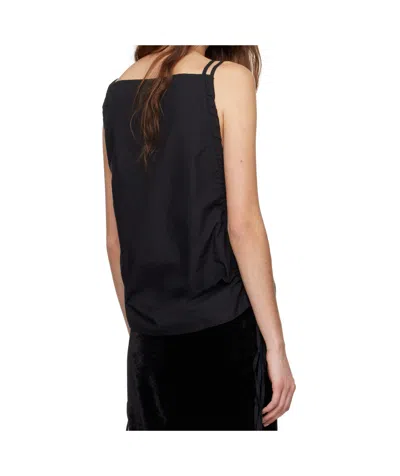 Baserange Black Pictorial Strap Tank Top In Black