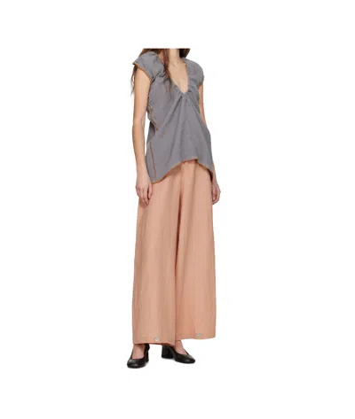 Baserange Pleated Top In Gray