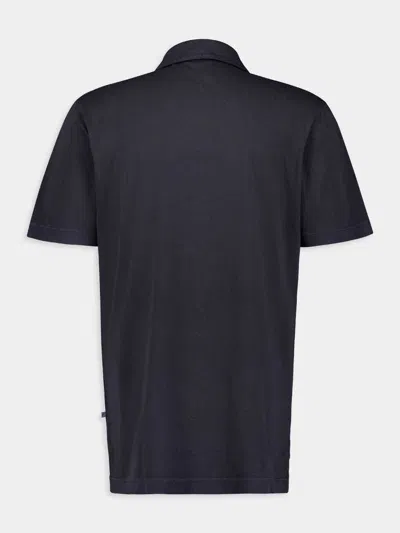 James Perse Classic Polo Shirt In Black
