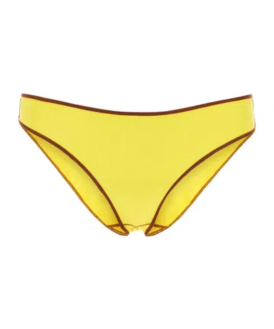 Baserange Stretch Cotton Ribbed High-leg Brief