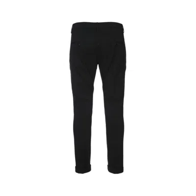 Dondup Rolled Cuffs Trousers Pockets In Black