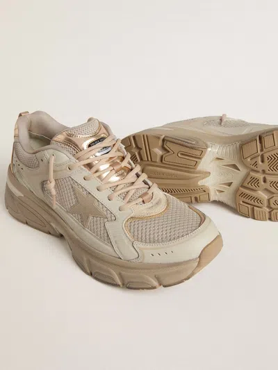 Golden Goose Lightstar Lace-up Low-top Sneakers In Neutral