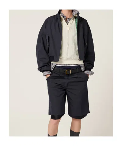 Miu Miu Cotton Knit Polo Shirt