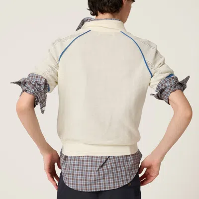 Miu Miu Cotton Knit Polo Shirt
