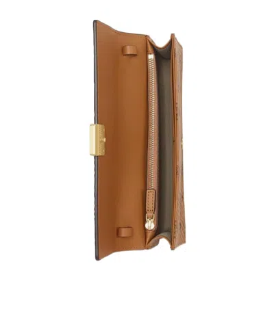 Mcm Aren Crossbody Wallet In Visetos
