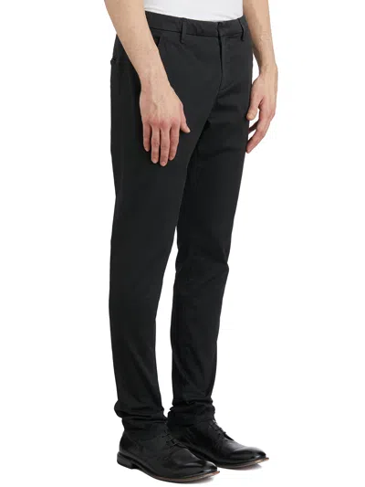 Dondup Belt Loop Casual Pants In Black