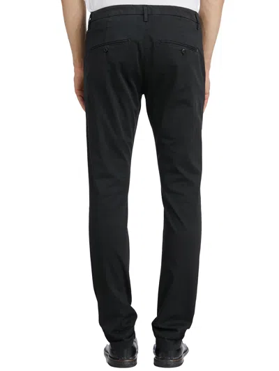 Dondup Belt Loop Casual Pants In Black