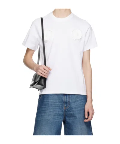 Coperni Speakers Cotton T-shirt In White