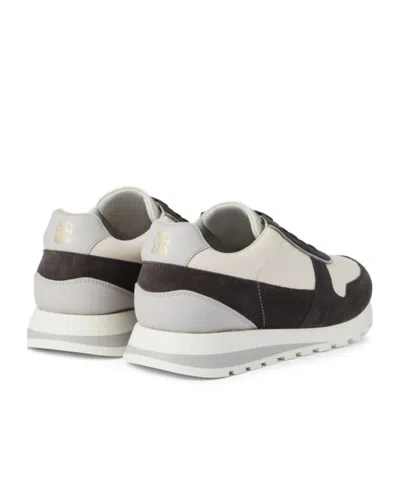 Brunello Cucinelli Suede Panelled Trainers In Black