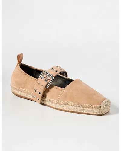 Rag & Bone Women's Anteros Espadrille In Oak Brown Suede