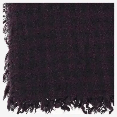 Faliero Sarti Paoletto Cashmere And Wool Blend Scarf In Black