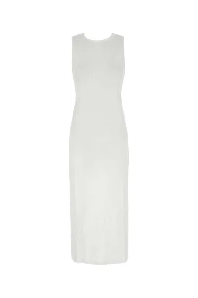 Loulou Studio White Cotton Rayna Dress In White