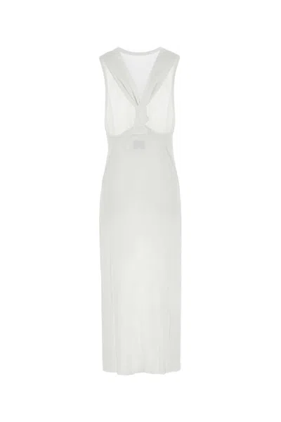 Loulou Studio White Cotton Rayna Dress In White