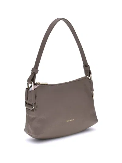 Coccinelle Rebekka Shoulder Bag In Gray