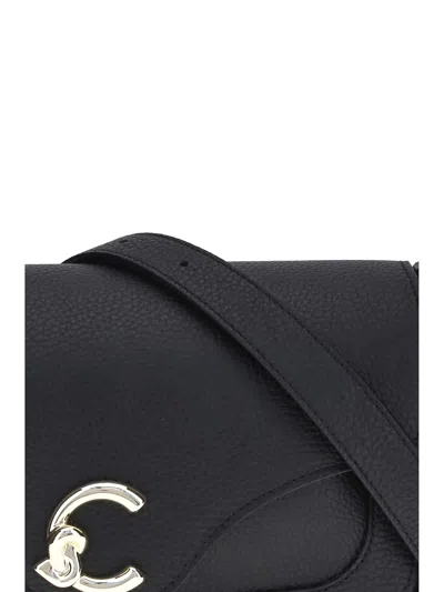 Coccinelle C-me Medium Shoulder Bag In Black
