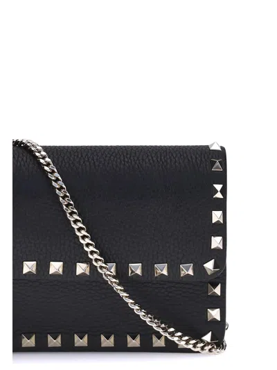 Valentino Rockstud Pochette With Chain