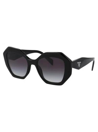 Prada 0pr 16ws Sunglasses In Black