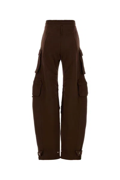 Attico Brown Cotton Joggers