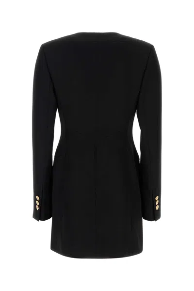 Versace Evening Jacket Responsible Wool Grain De Poudre Na 10208671a14592 1b000 In Black
