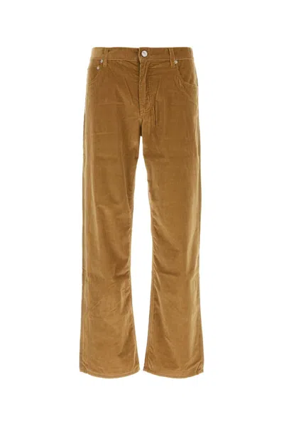 Etro Corduroy Trousers With Front And Back Pockets In Brown